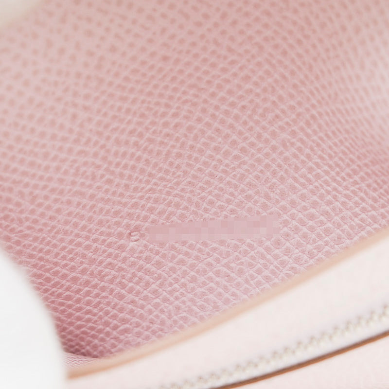 ベアンコンビネ 三つ折り財布 エプソン モーヴペール シルバー金具 B刻印 三つ折り財布