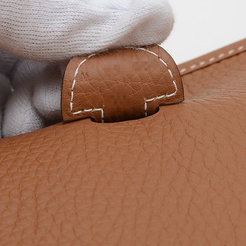 エブリン3 PM トリヨン ゴールド シルバー金具 W刻印 ショルダーバッグ