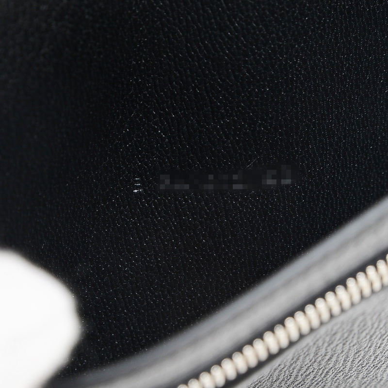 ベアンスフレ 二つ折り長財布 クロコアリゲーター ブラック シルバー金具 B刻印 長財布