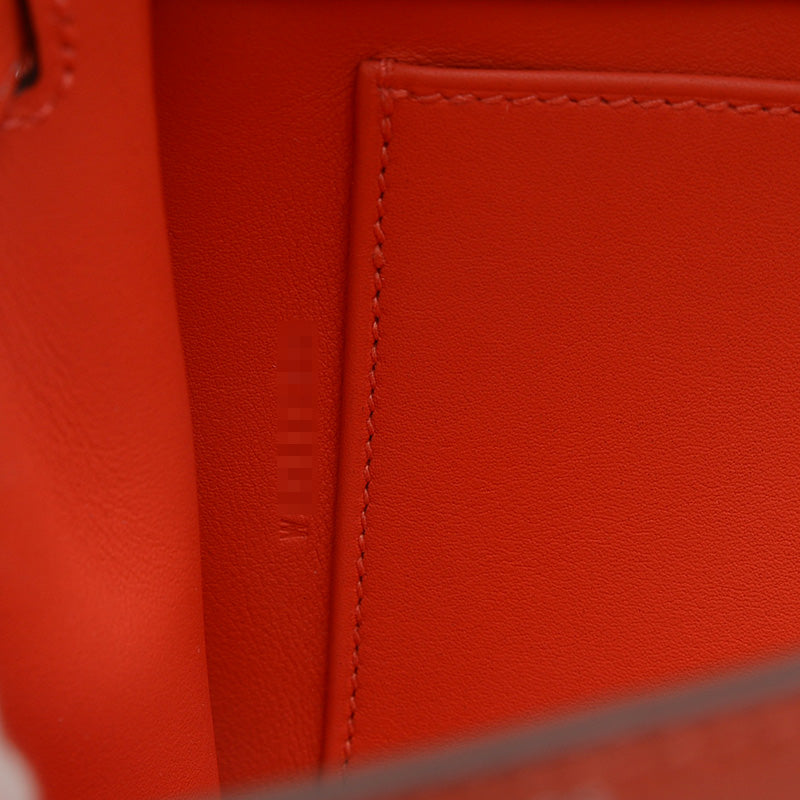 ケリーダンス エバーカラー オレンジフィールド シルバー金具 W刻印 ショルダーバッグ