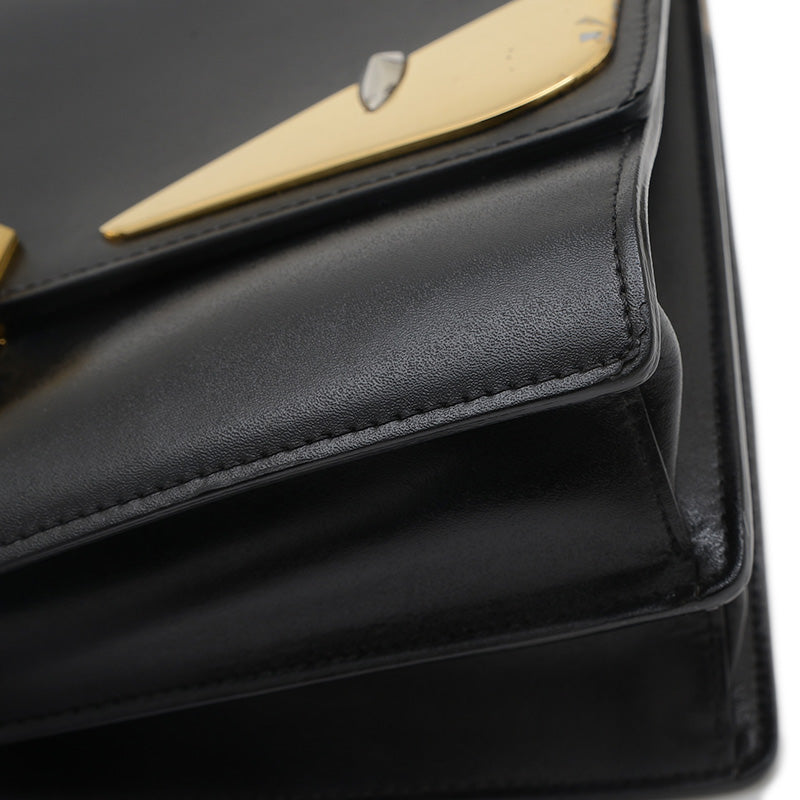 モンスター キャナイ 2WAYバッグ レザー ブラック 8BT283 ハンドバッグ