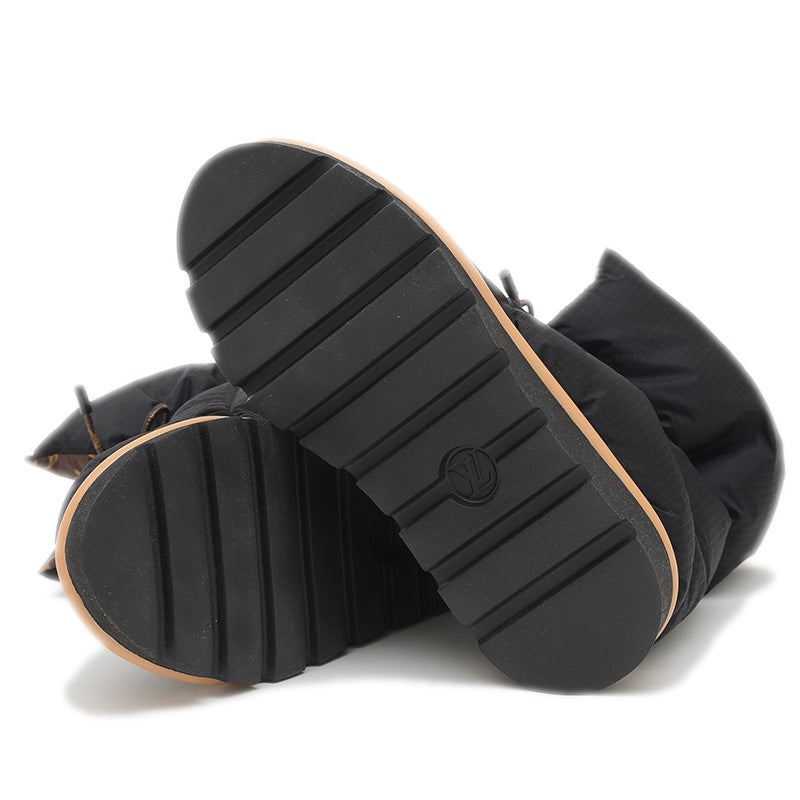 モノグラム ピローライン アンクルブーツ ナイロン ブラック 1A8T3D #38 ブーツ