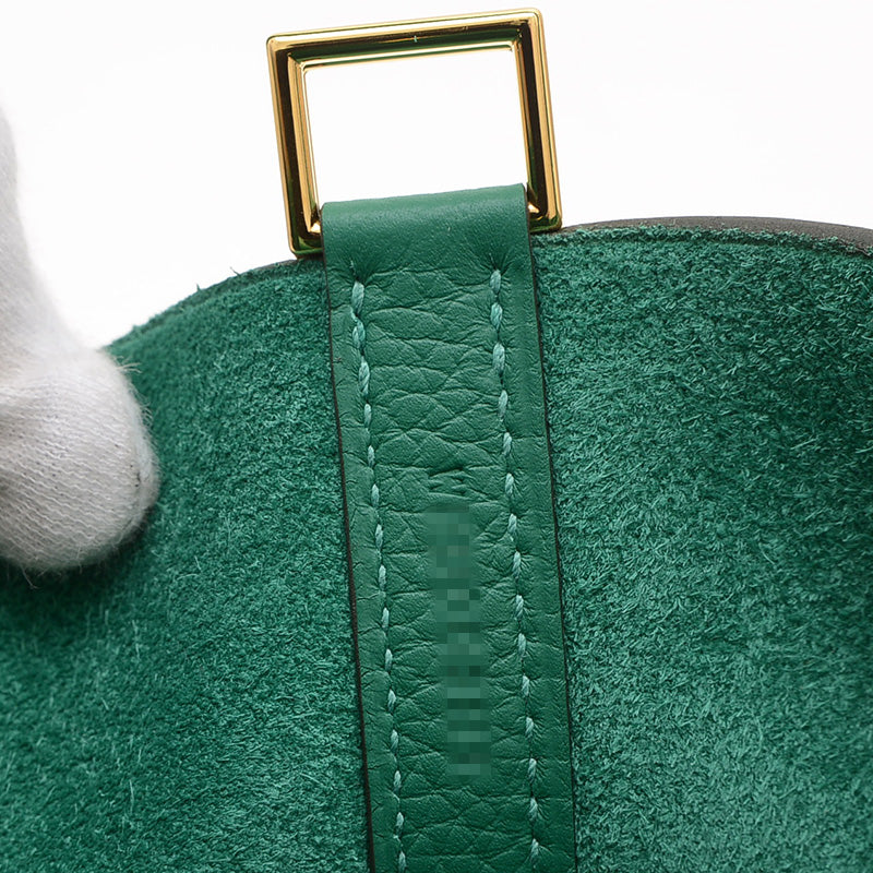 ピコタンロック PM 18 ヴェールヴェルティゴ ゴールド金具 W刻印 ハンドバッグ