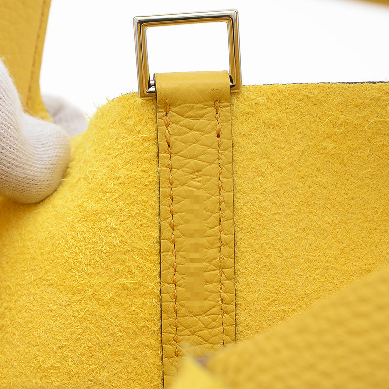 ピコタンロック PM 18 トリヨン サン シルバー金具 W刻印 ハンドバッグ