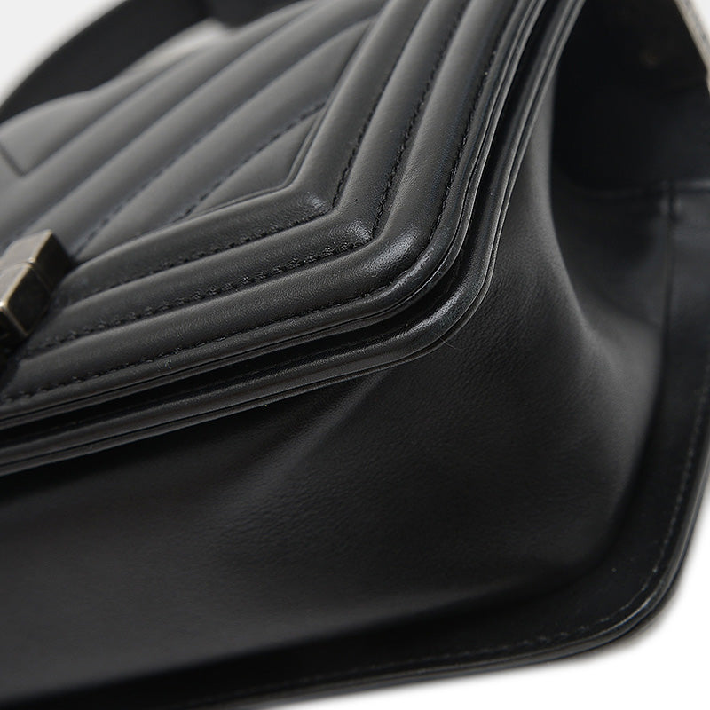 ボーイシャネル 20 チェーンショルダーバッグ ラムスキン ブラック A67085 ショルダーバッグ