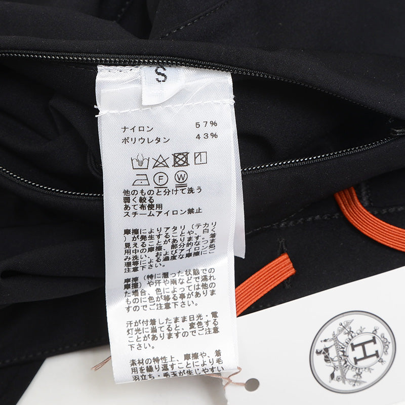 レギンス エルメスフィット アジアフィット ナイロン混 ブラック レディース Sサイズ パンツ