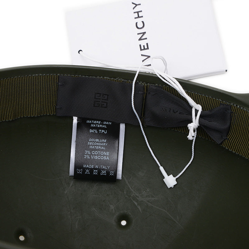 ラバーファブリック モールデッド キャップ カーキ 58サイズ キャップ