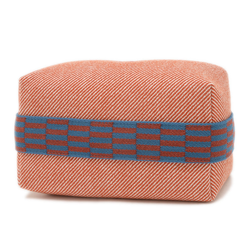 ブリッドアブラックPM トワル オレンジ/ホワイト/ブルー/ブラウン ポーチ