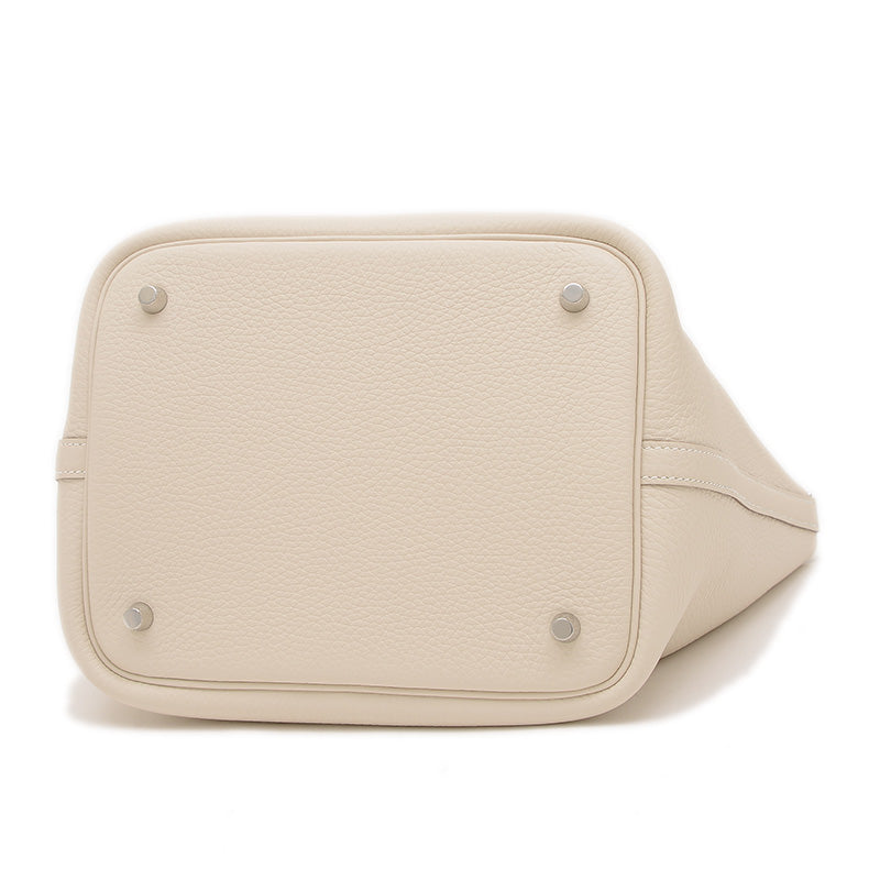 ピコタンロック MM 22 トリヨン クレ シルバー金具 K刻印 ハンドバッグ