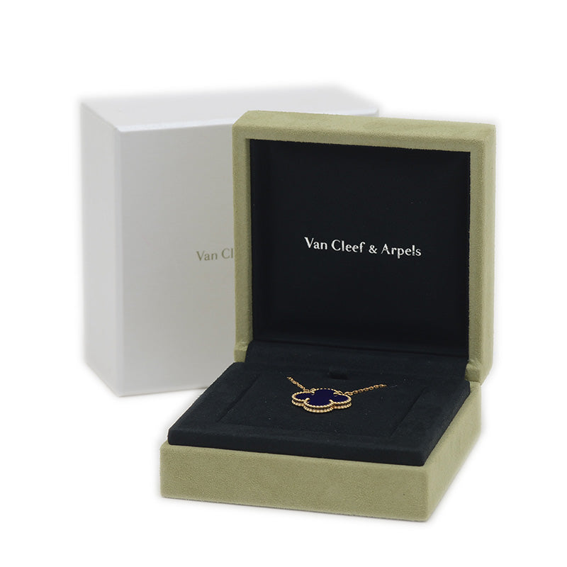 マジック アルハンブラ ネックレス K18YG/ブルーセーブル パリ限定 ネックレス