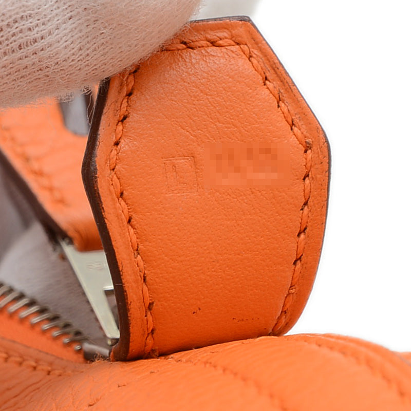 ボリード31 トリヨン オレンジ シルバー金具 L刻印 ハンドバッグ