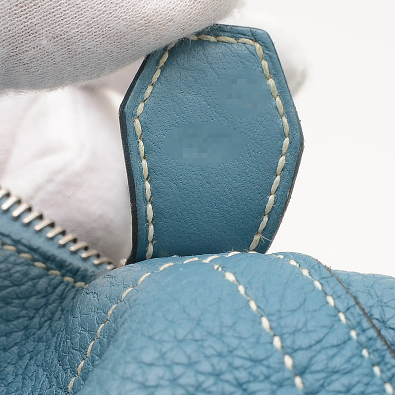 ボリード31 トリヨン ブルージーン シルバー金具 O刻印 ハンドバッグ