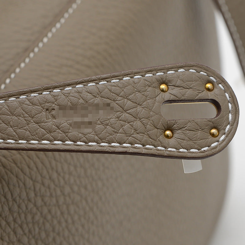 リンディ26 トリヨン エトゥープ ゴールド金具 K刻印 ショルダーバッグ