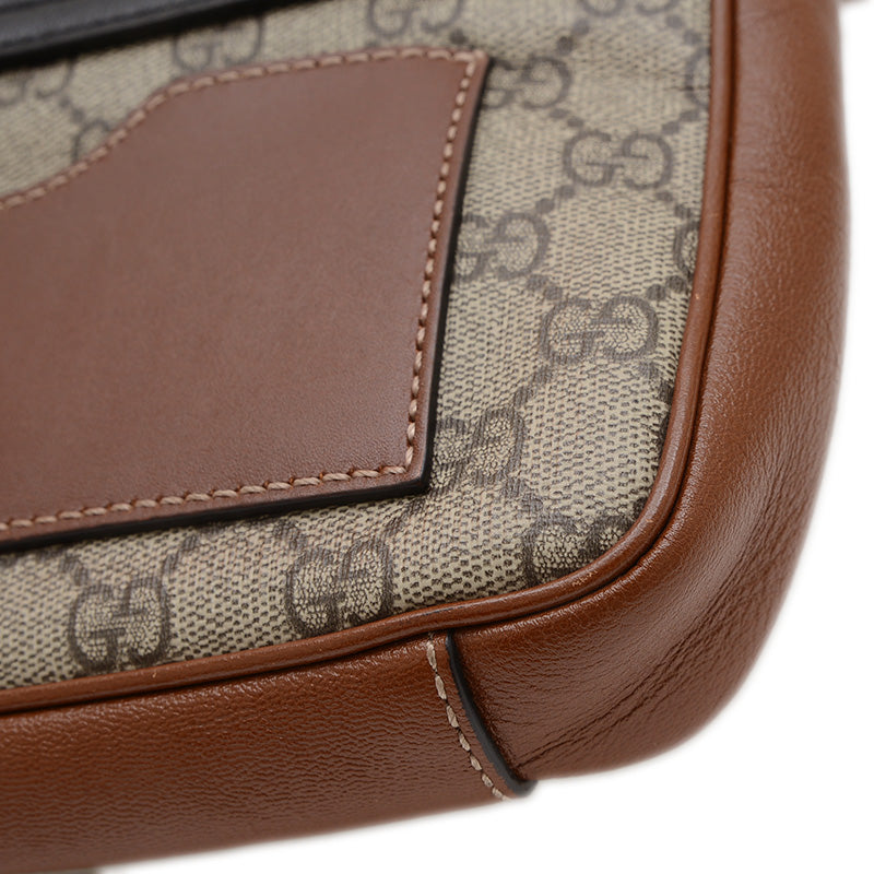 GGスプリーム 2WAYバッグ ベージュ/ブラック/ブラウン 658487 ショルダーバッグ