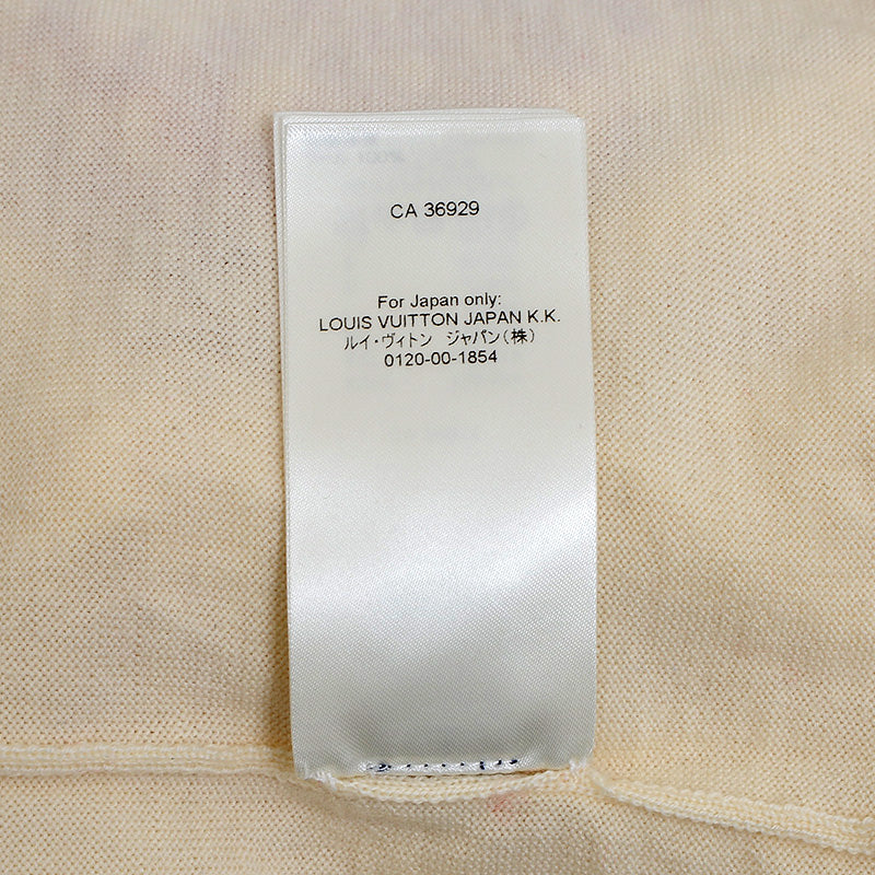 タートルネックニット インタルシアハート LV×NIGO ウール アイボリー Mサイズ ニット