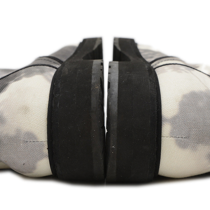 キャンバスブーツ キャンバス ホワイト/グレー 37サイズ ブーツ