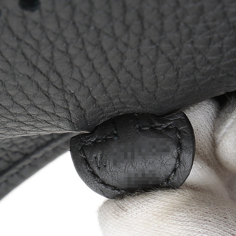 エブリンTPM トリヨン ブラック ゴールド金具 K刻印 ロングストラップ ショルダーバッグ