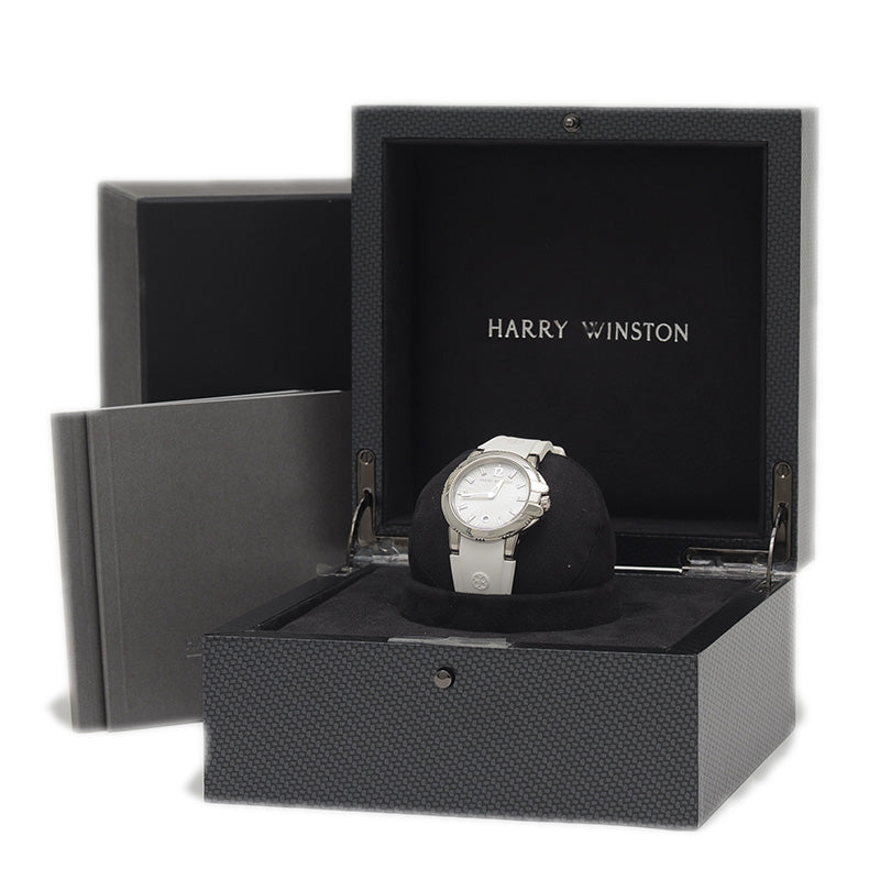 オーシャンスポーツ 白文字盤 10Pダイヤ レディース クォーツ OCSQHD36ZZ001 腕時計