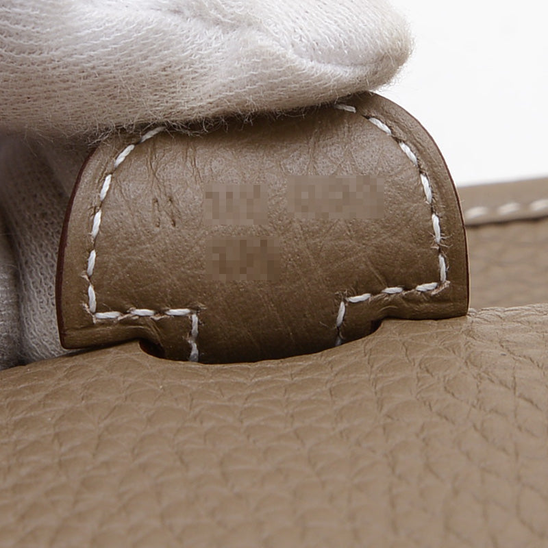 エブリン 3 PM トリヨン エトゥープ シルバー金具 K刻印 ショルダーバッグ