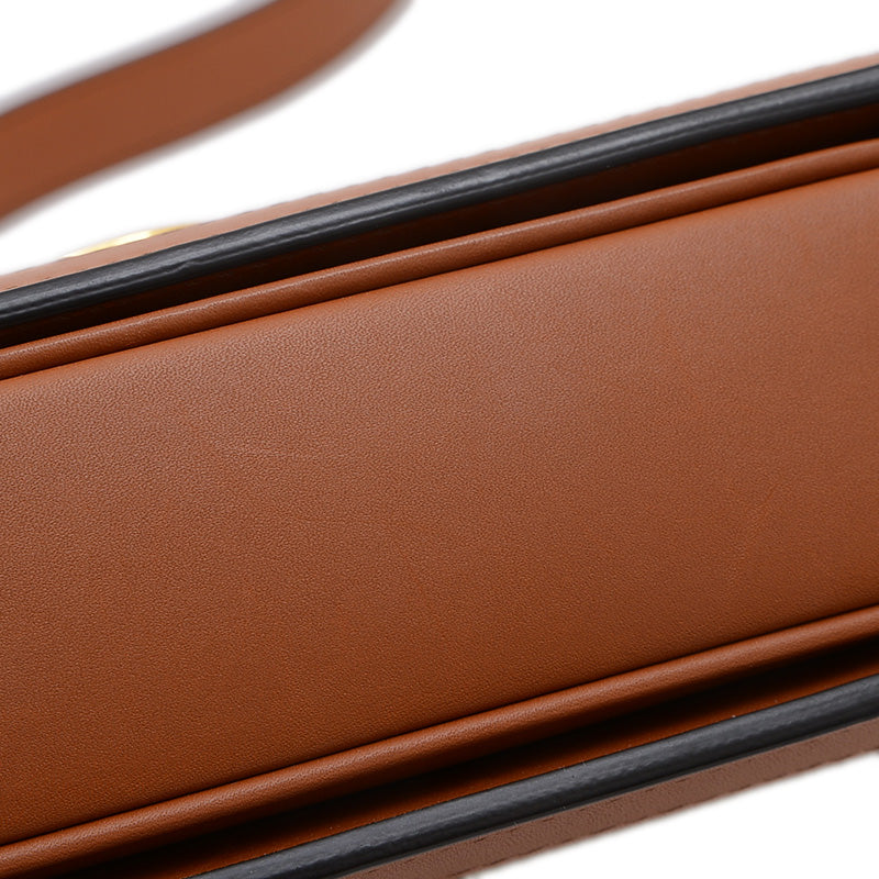 クラシック トリオンフ ショルダーバッグ キャンバス/レザー ナチュラル/タン 191242 ショルダーバッグ