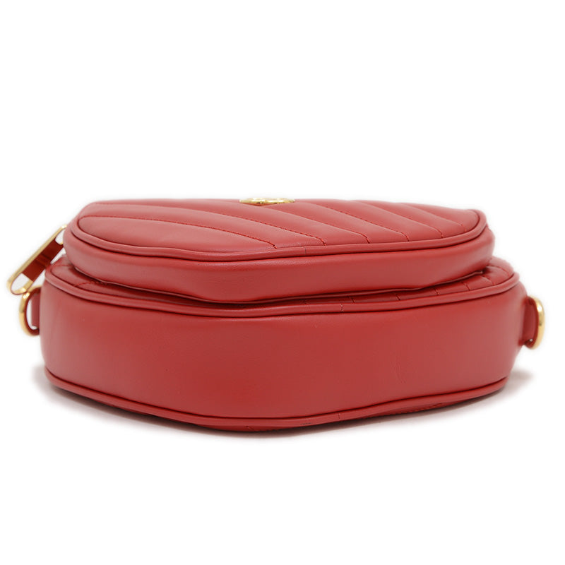 インターロッキングG ハート ショルダーバッグ レッド 751623 ショルダーバッグ