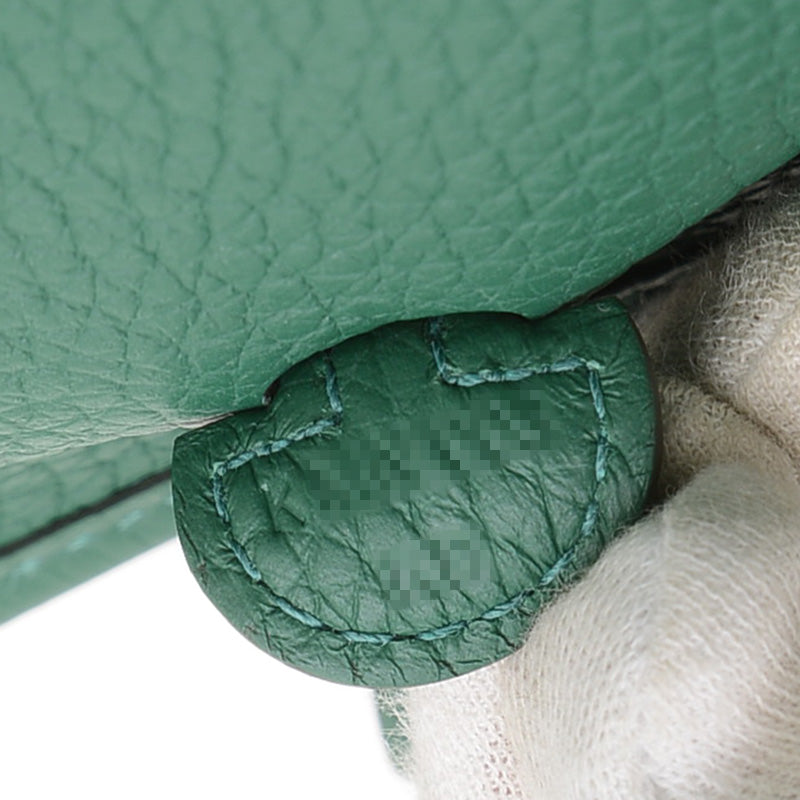 エブリンTPM トリヨン ヴェールモワイヤン シルバー金具 K刻印 ロングストラップ ショルダーバッグ