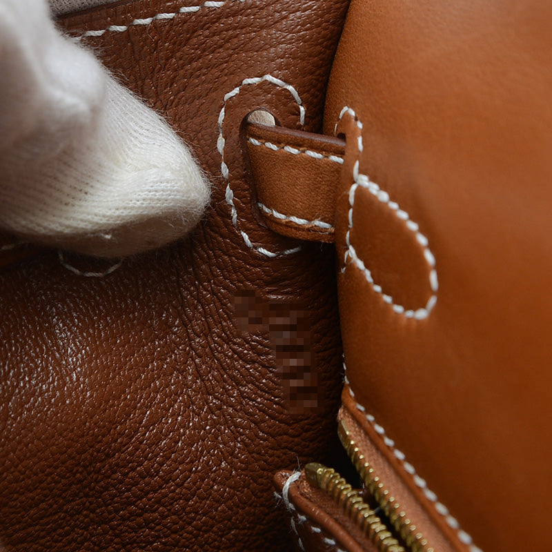 ケリー25 外縫い バレニアフォーブル フォーブ ゴールド金具 W刻印 ハンドバッグ