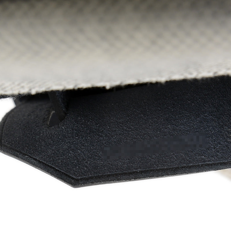 エールバッグ ミニ 20 トワル ブラック/グレー ゴールド金具 W刻印 ショルダーバッグ