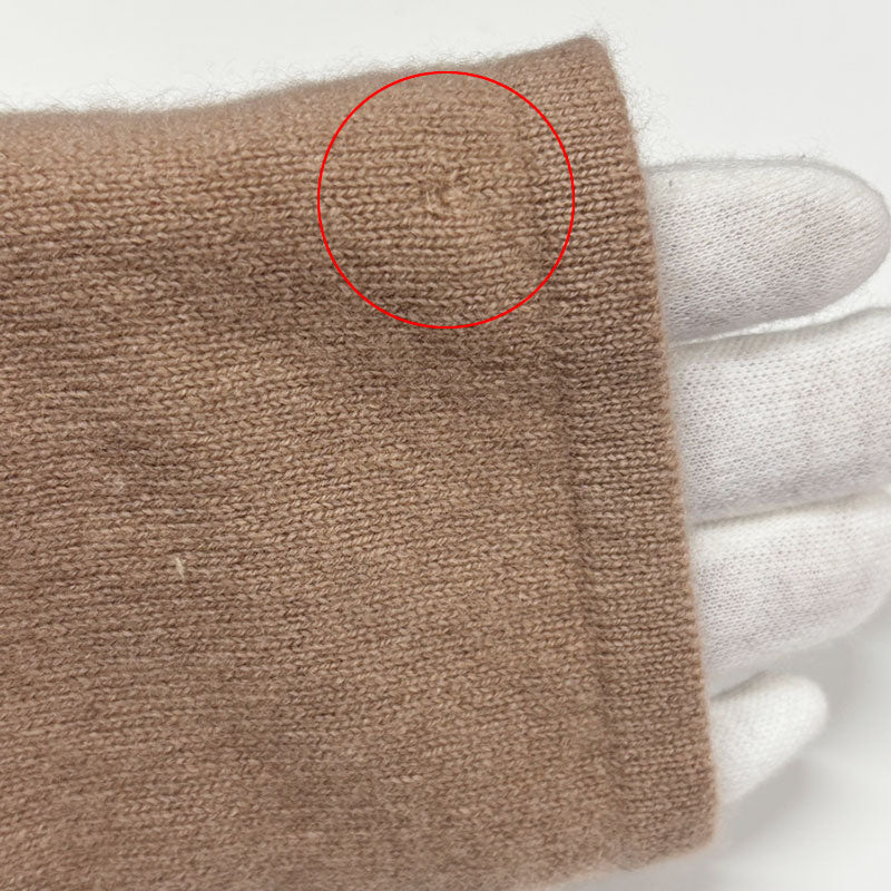 カーディガン カシミヤ ベージュ レディース LAサイズ スターマーク品 カーディガン