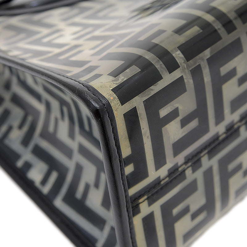 ラナウェイ ショッパー 2WAYバッグ ビニール ブラック 8BH353 ハンドバッグ