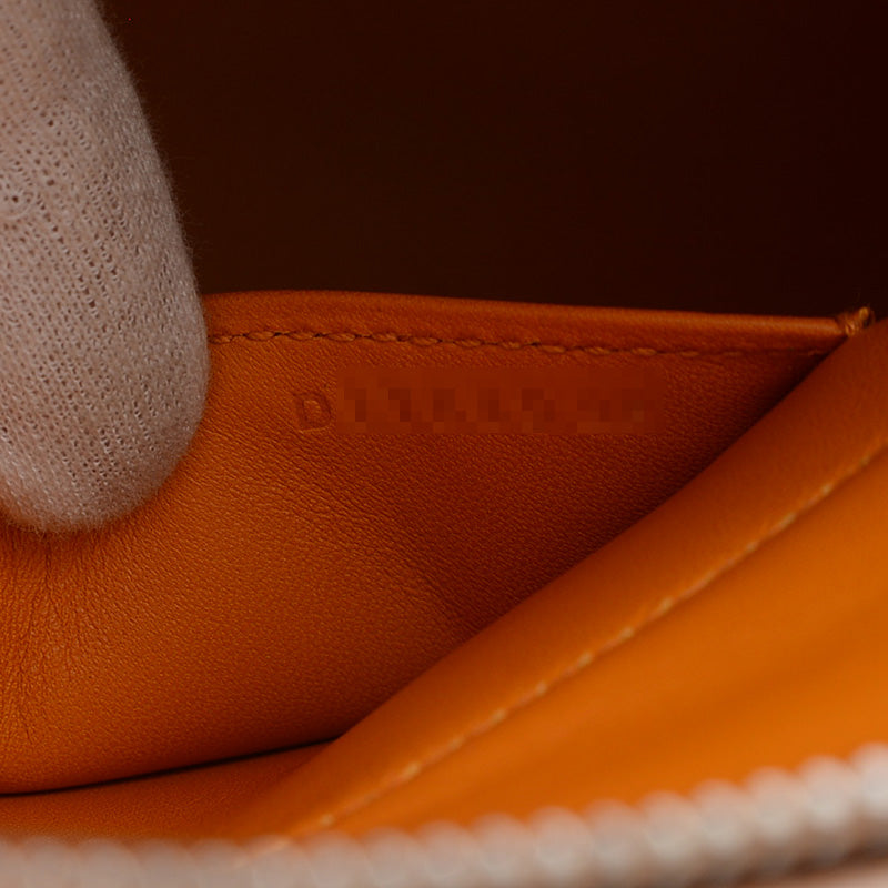 ボリード27 エプソン アプリコット シルバー金具 D刻印 ハンドバッグ