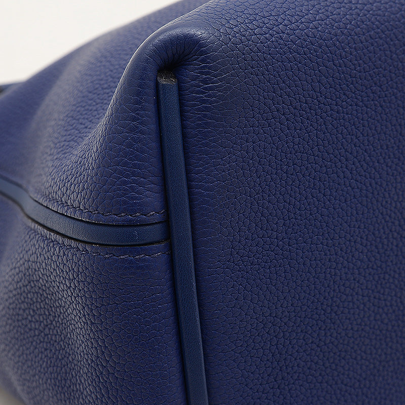 ヴァンキャトル サック24/24 35 トゴ ブルーアンクル ゴールド金具 D刻印 ハンドバッグ