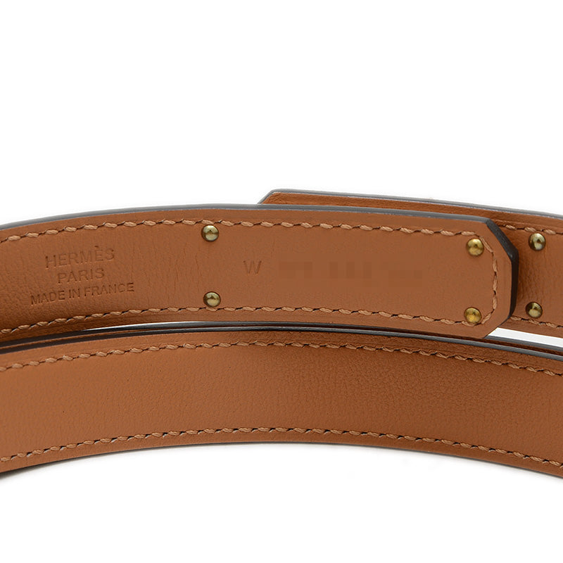 ケリーベルト エプソン エトゥープ ローズゴールド金具 W刻印 ベルト