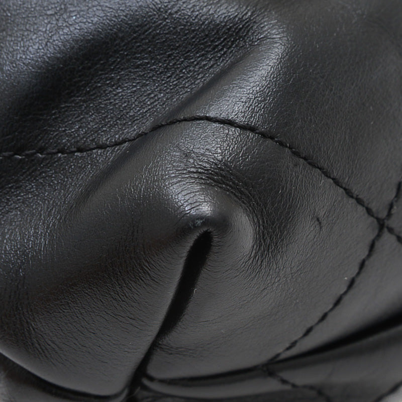 シャネル22 ショルダーバッグ ブラック シャイニーカーフレザー AS3980 ショルダーバッグ