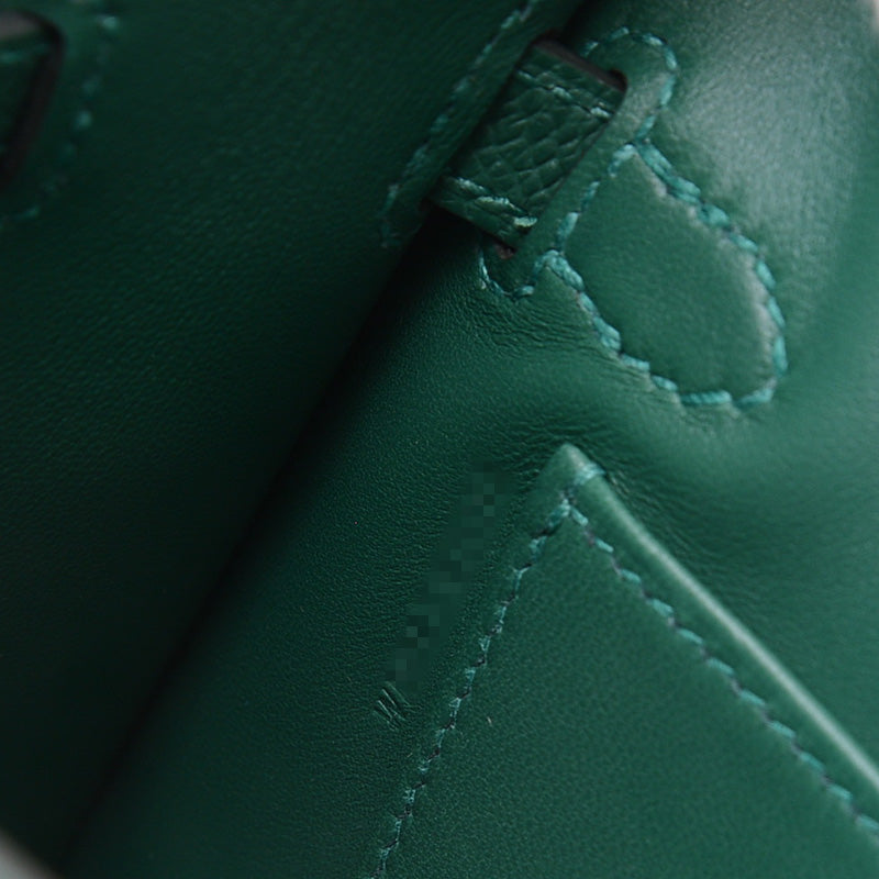 ケリーミニ ドゥ 2 エプソン ヴェールモワイアン エレクトラム金具 W刻印 ハンドバッグ