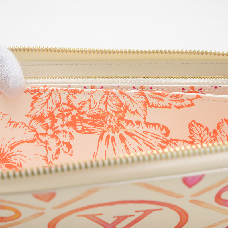 モノグラム バイザプール ジッピーウォレット 長財布 コーラル M11455 長財布