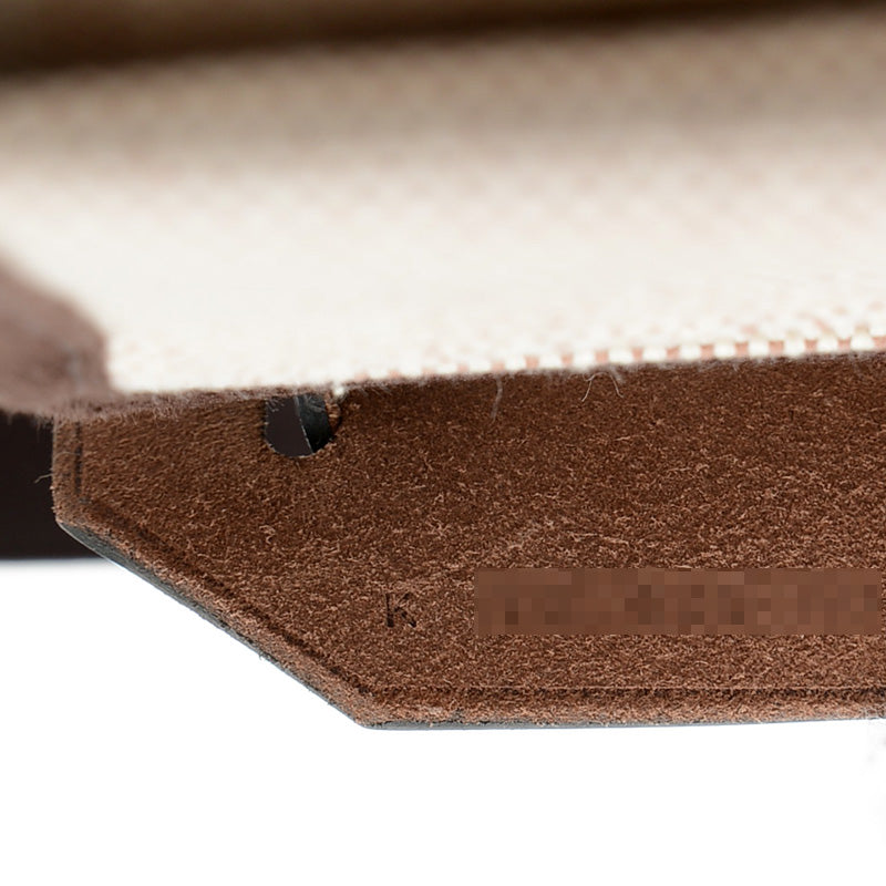 エールバッグ ミニ 20 トワル エベンヌ シルバー金具 K刻印 ショルダーバッグ