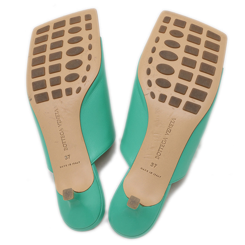 サンダル ジェーンスミス レザー グリーン レディース サイズ37 サンダル