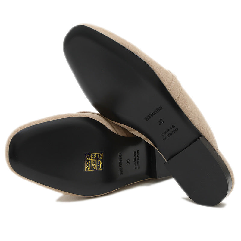 オズ ミュール サンダル スエード ベージュ レディース 36サイズ ミュール