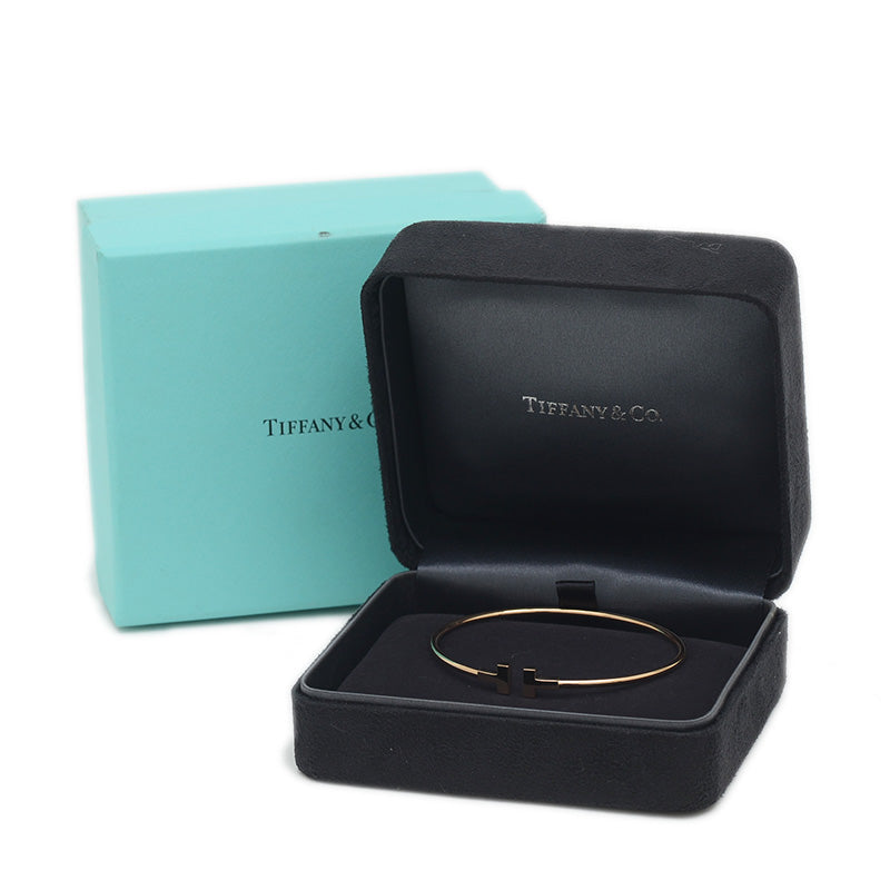 Tナロー ワイヤー ブレスレット ミディアム K18PG ブレスレット