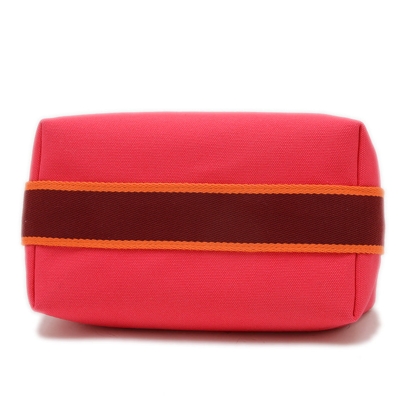 ブリッド ア ブラック PM ポーチ コットンキャンバス ピンク ハンドバッグ