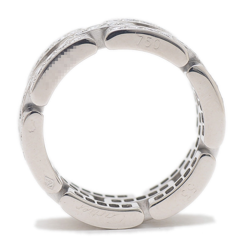 マイヨン パンテール リング 3連 K18WG/ダイヤ #53 N47492 リング・指輪