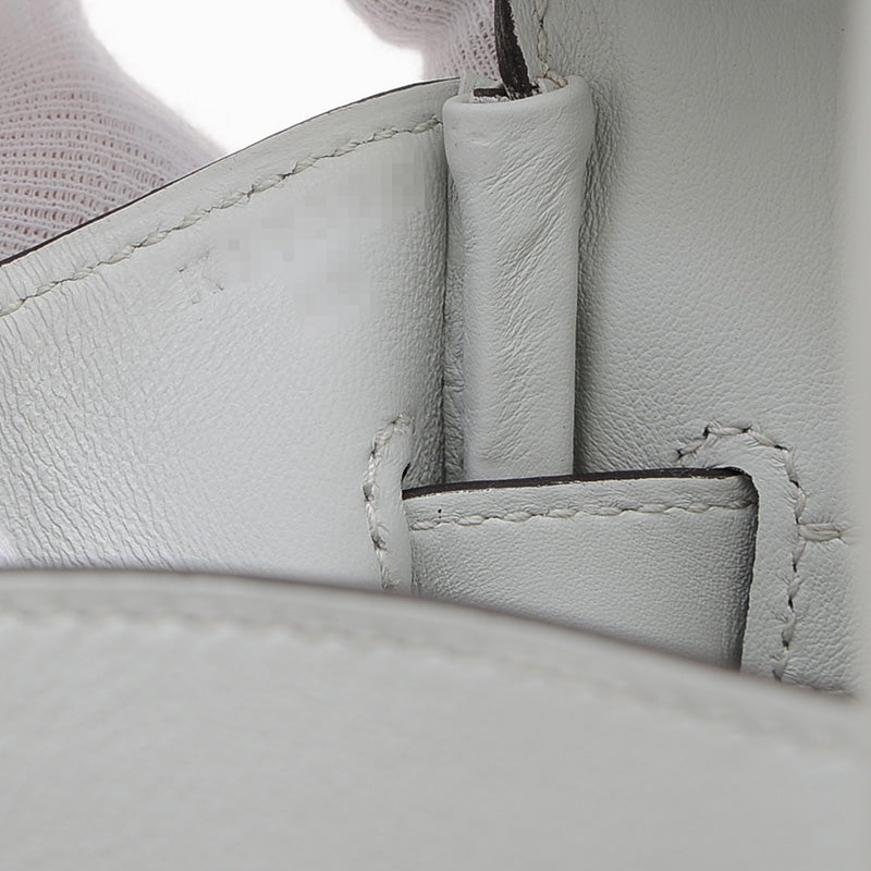 バーキン30 トワル/スイフト グリプラチナ シルバー金具 K刻印 ハンドバッグ