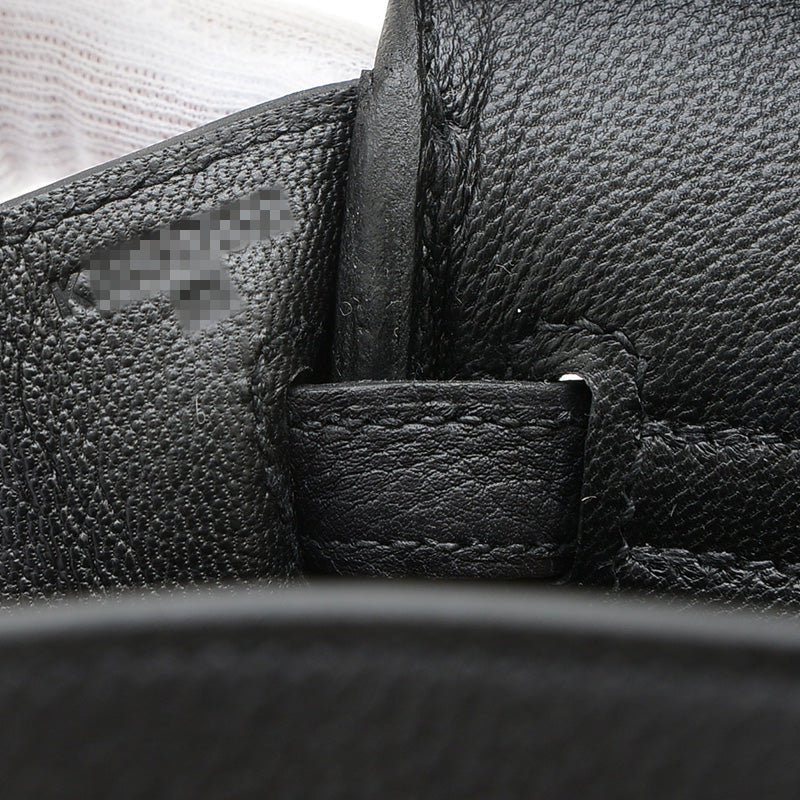 バーキン25 トゴ ブラック マットゴールド金具 K刻印 ハンドバッグ