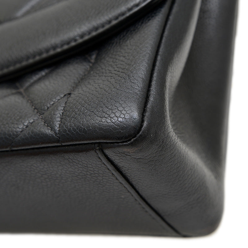 ダイアナ チェーンショルダー キャビアスキン ブラック A01165 ショルダーバッグ