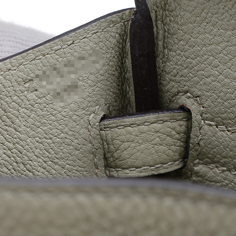 バーキン25 トゴ セージ シルバー金具 Z刻印 ハンドバッグ