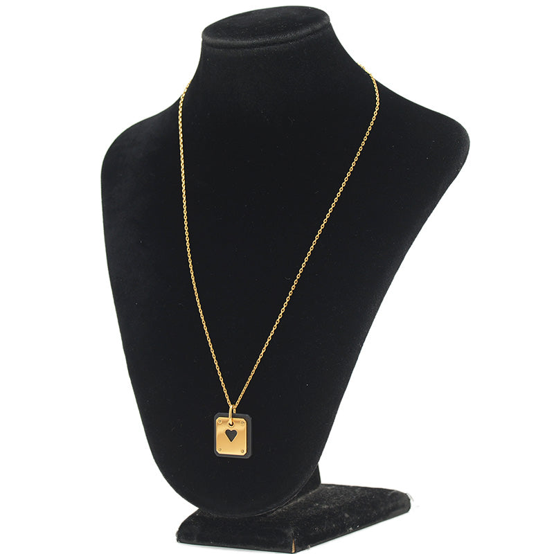 アスドゥクール PM ネックレス スイフト ゴールド/ブラック Z刻印 ネックレス