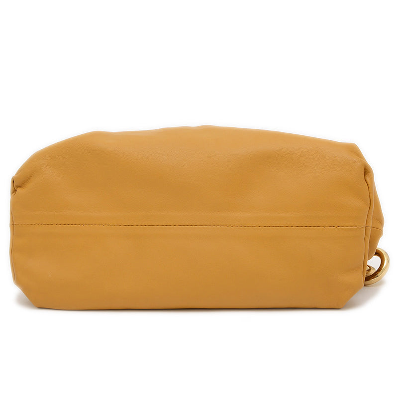 ザ チェーンポーチ ワンショルダーバッグ カーフスキン マスタード 620230VCP40 ショルダーバッグ