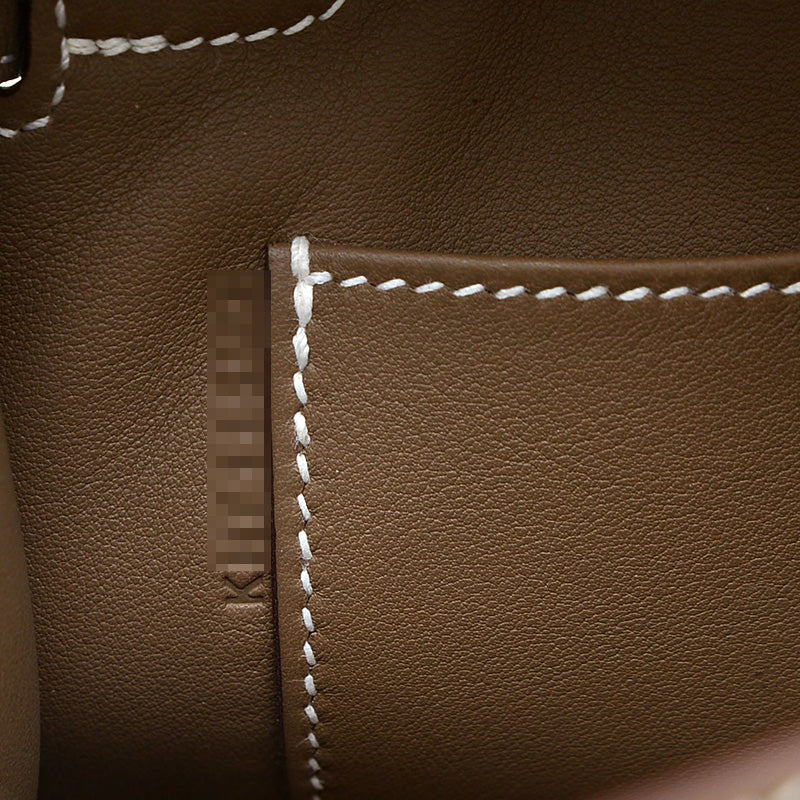 ポシェットケリー スイフト エトゥープ ゴールド金具 K刻印 ハンドバッグ