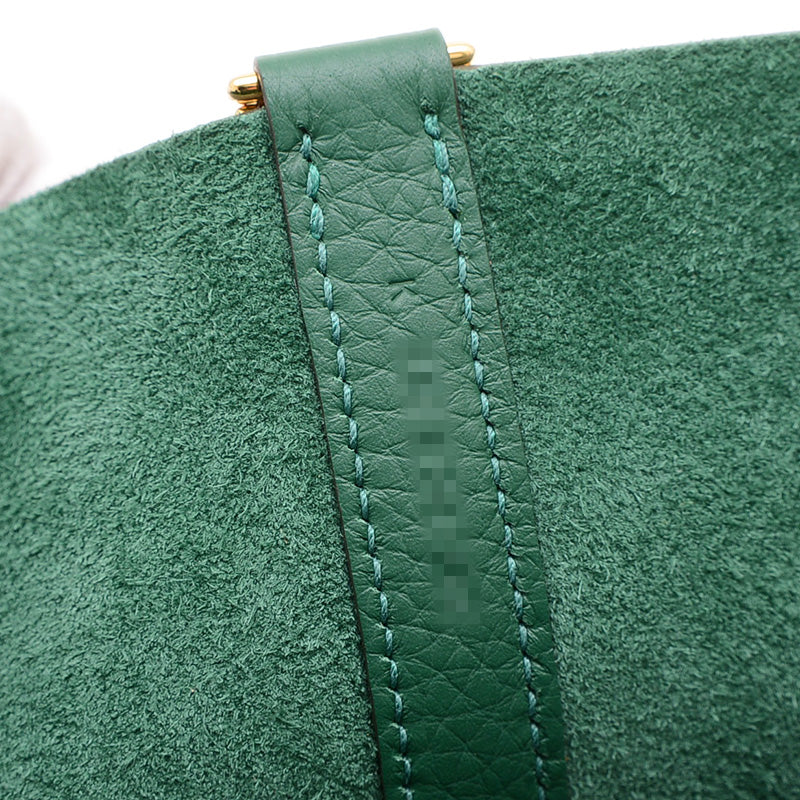 ピコタンロック PM 18 エクラ ヴェールモワイアン/ペパーミント ゴールド金具 K刻印 ハンドバッグ